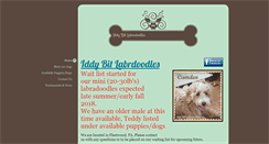 Desktop Screenshot of iddybitlabradoodles.com